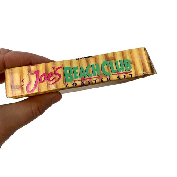 Vintage Camel Joe's Beach Club Coaster Set In Original Box 4 - Picture 5 of 7